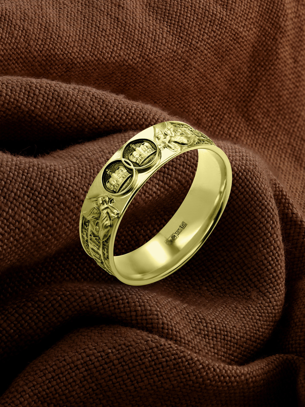 Кольцо из лимонного золота 585 пробы