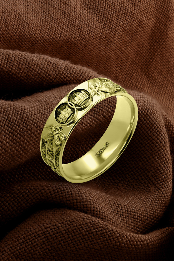 Кольцо из лимонного золота 585 пробы