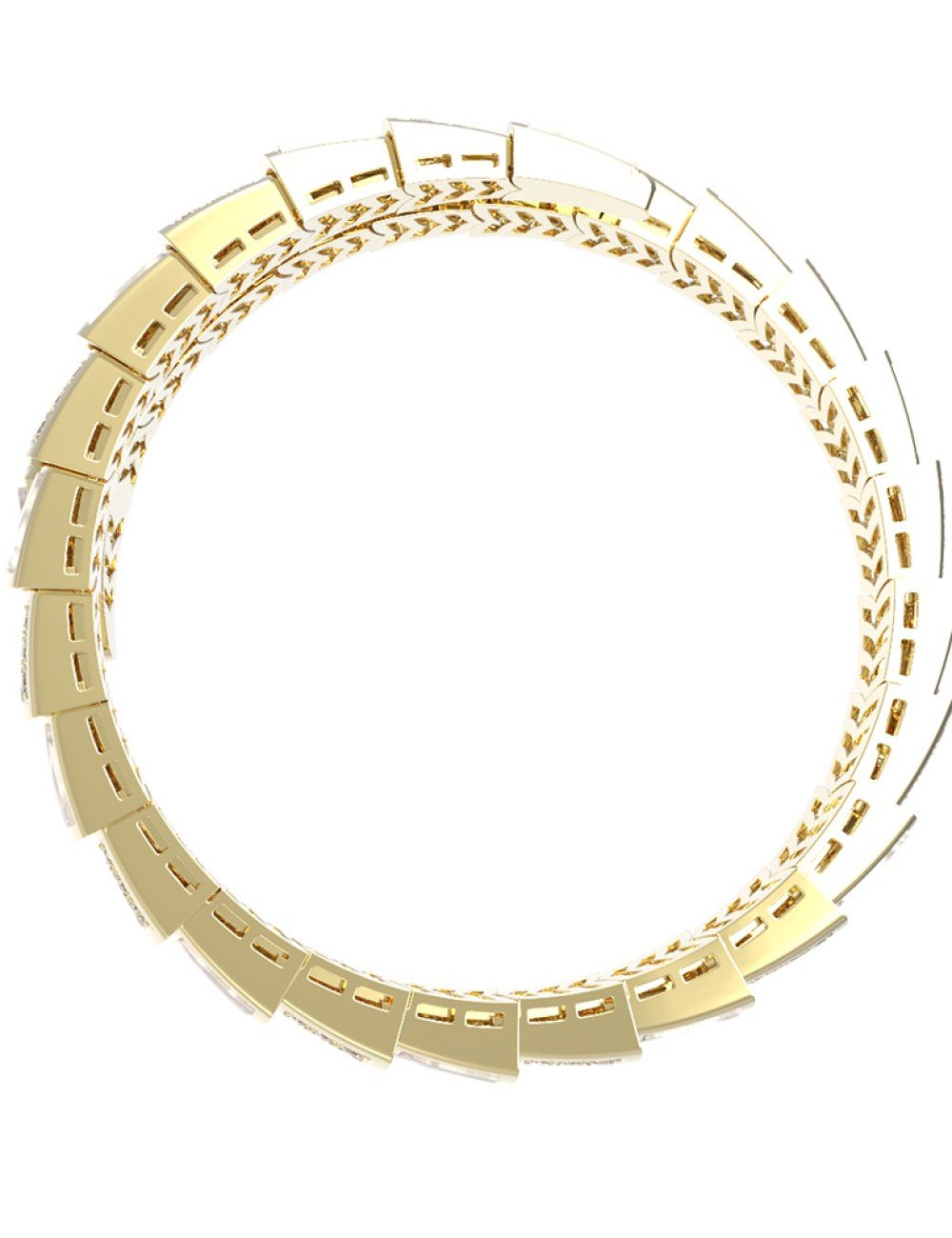 Браслет из лимонного золота c бриллиантами и лазуритом