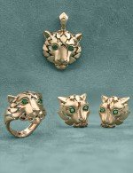 Подвеска из золота c изумрудом