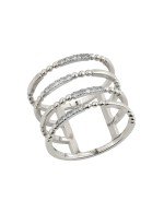 Кольцо из белого золота c бриллиантами