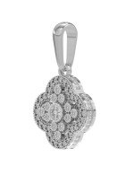 Подвеска из белого золота c бриллиантами