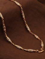 Цепь из золота c эмалью и бивнем мамонта