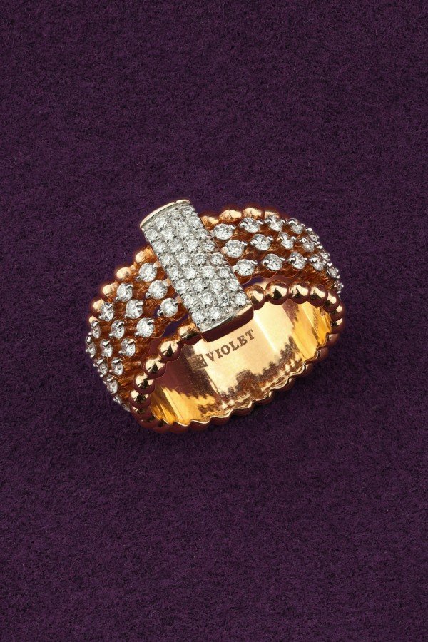 Кольцо из золота c бриллиантами