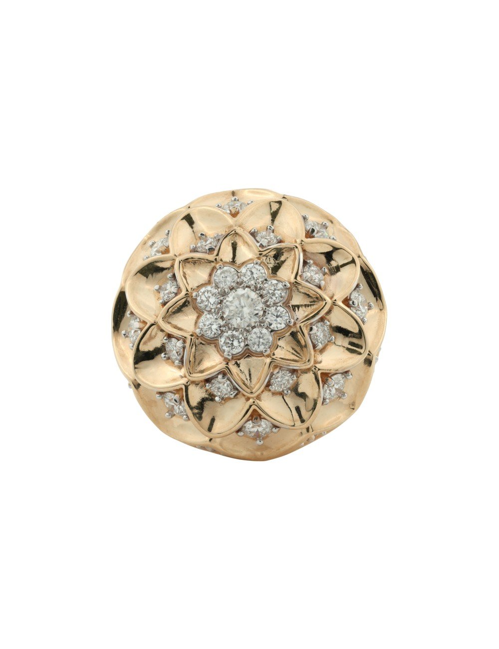 Кольцо из золота c бриллиантами