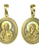 Образок из лимонного золота