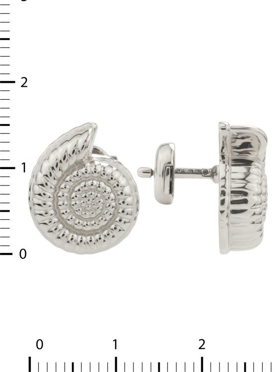 Серьги из белого золота