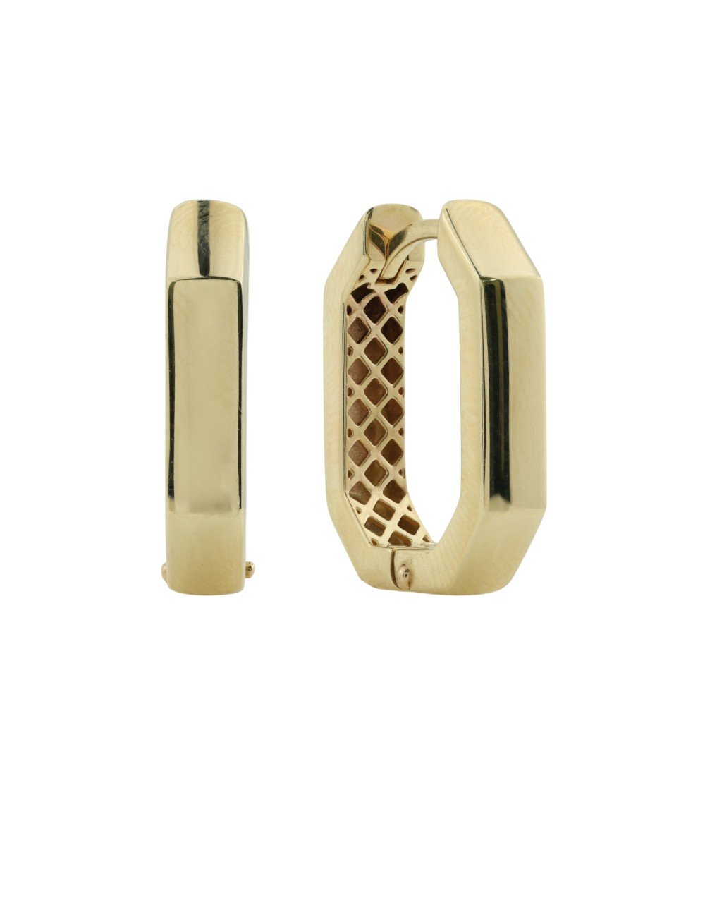 Серьги из лимонного золота