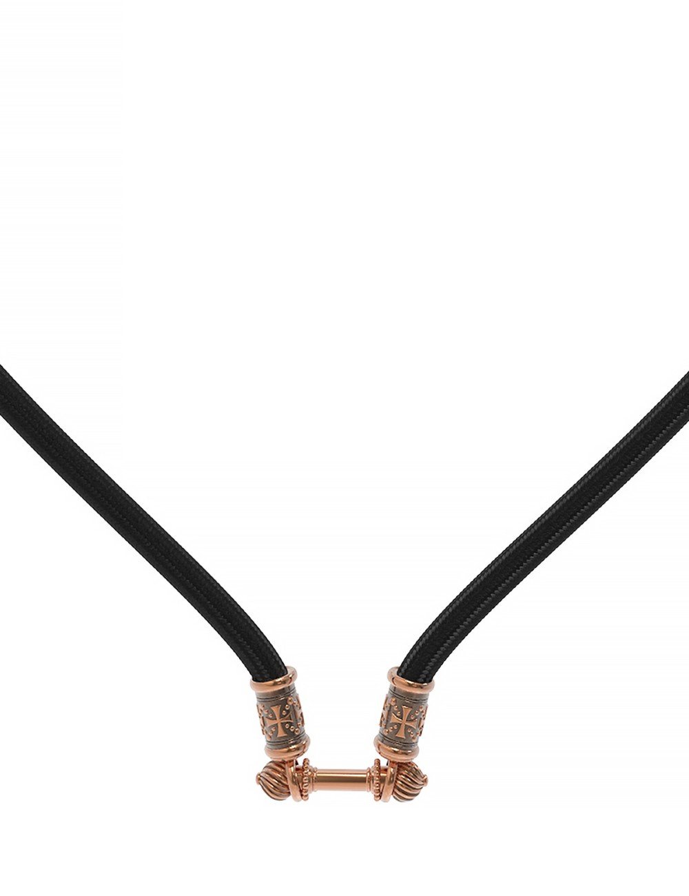 Шнурок шёлковый из золота c шёлковым шнурком