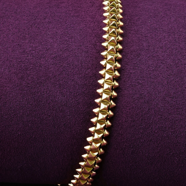 Браслет из лимонного золота 585 пробы