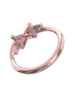 Кольцо из розового золота c бриллиантами