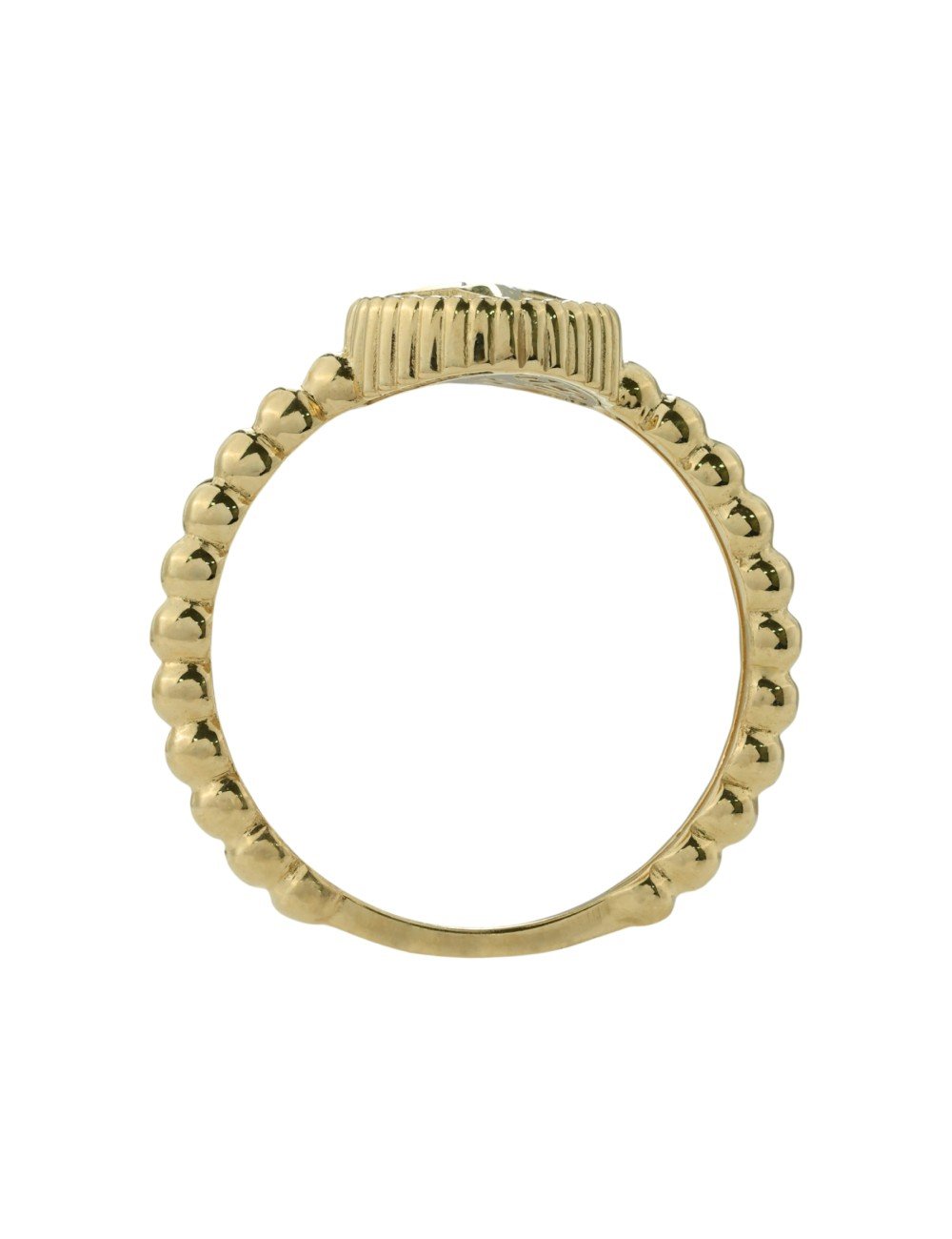 Кольцо из лимонного золота c бриллиантами и лазуритом