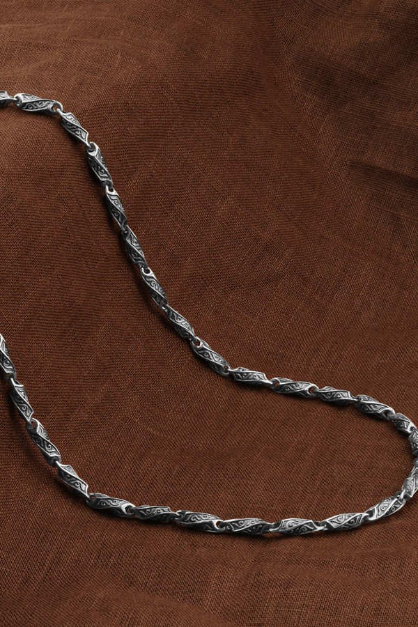 Цепь из белого золота 585 пробы