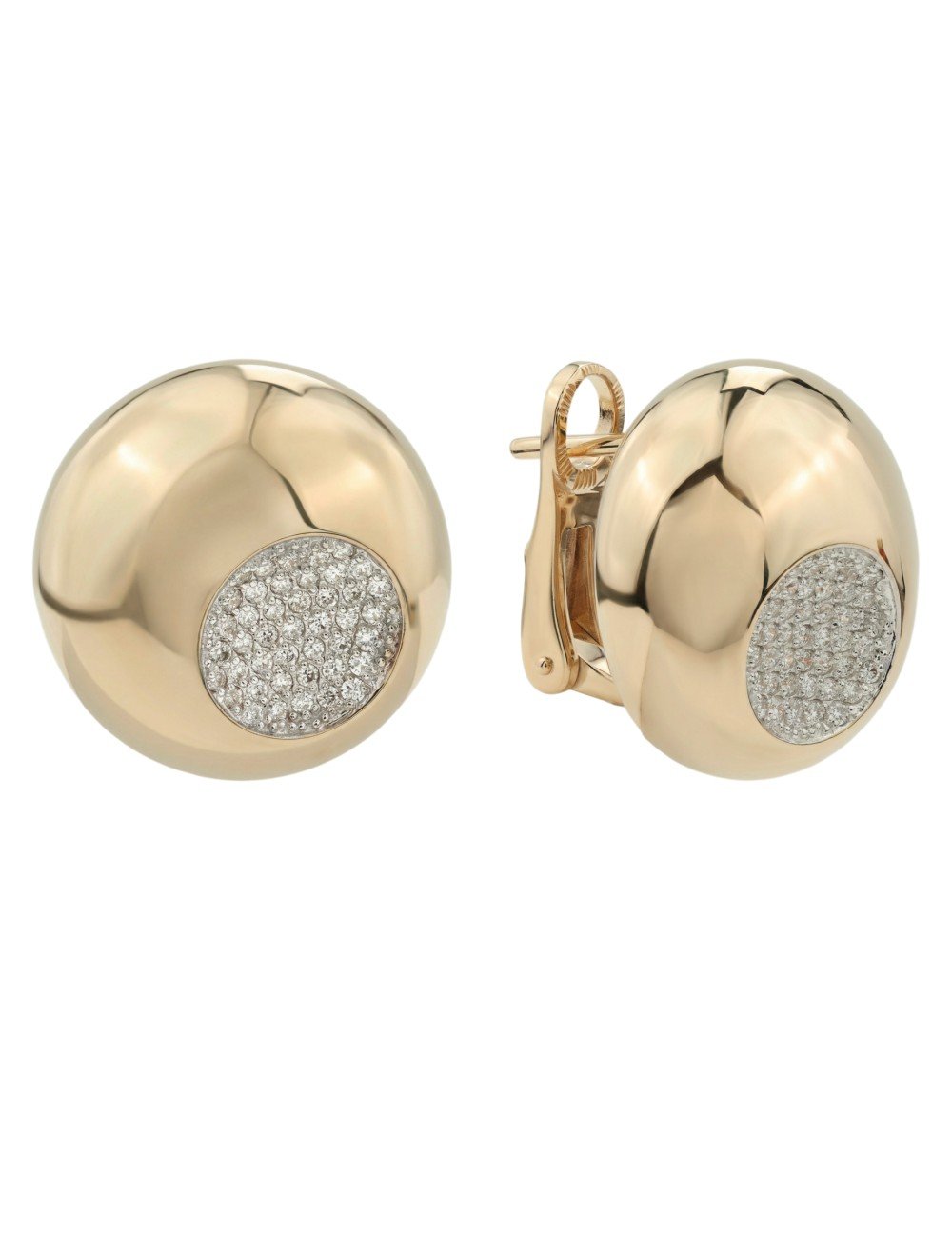 Серьги из золота c бриллиантами