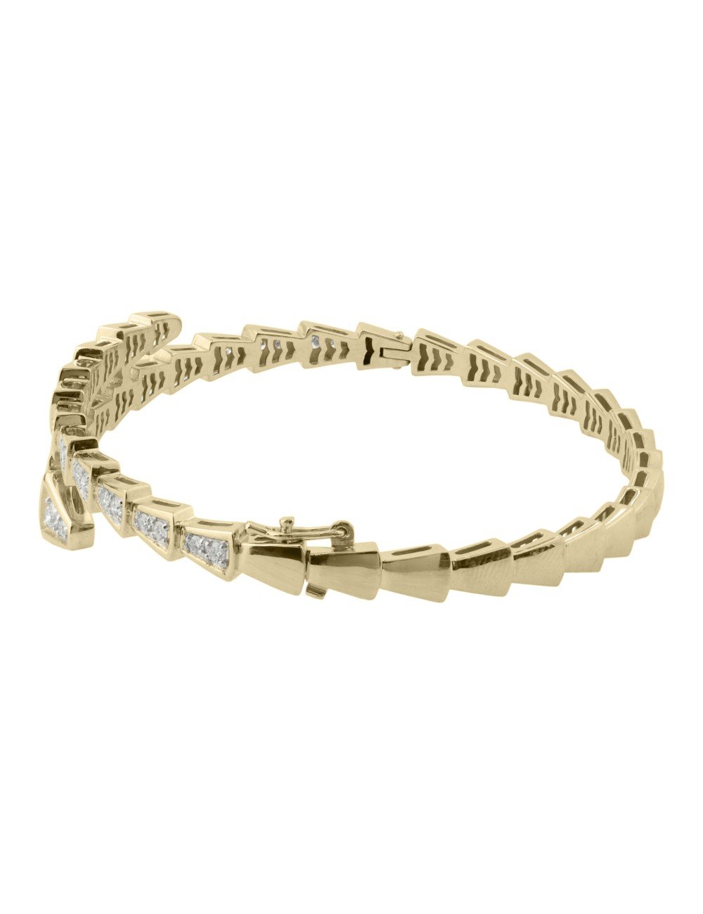 Браслет из лимонного золота c бриллиантами