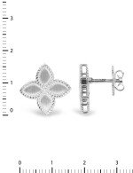 Серьги из белого золота