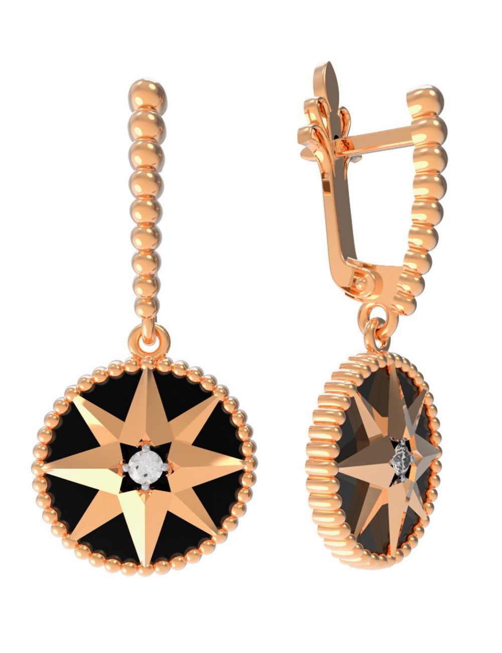 Серьги из золота