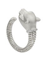 Кольцо из белого золота c бриллиантами