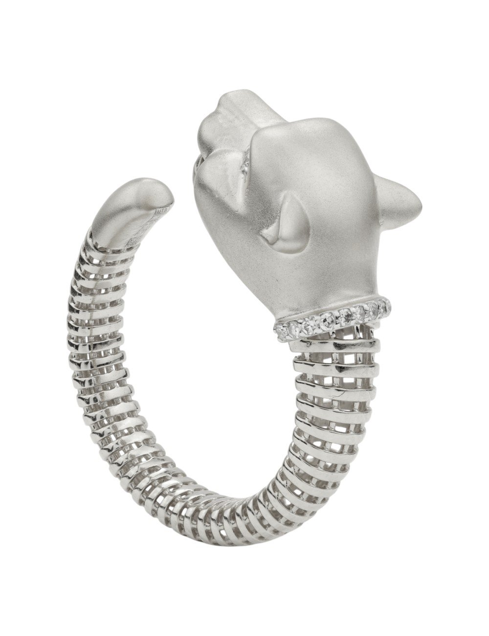 Кольцо из белого золота c бриллиантами