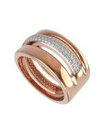 Кольцо из золота c бриллиантами