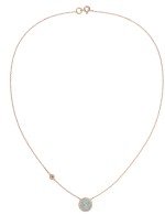 Колье из золота c бриллиантами и бирюзой