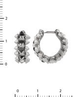 Серьги из белого золота