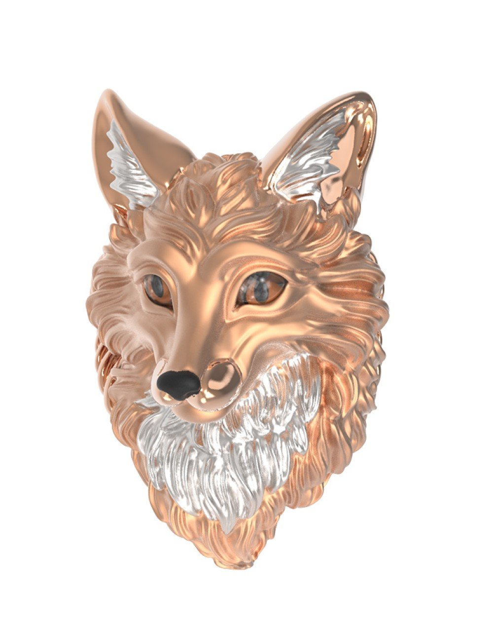 Кольцо из золота c эмалью