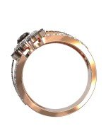 Кольцо из золота c бриллиантами