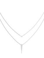 Колье из белого золота c бриллиантами