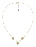 Колье из лимонного золота c бриллиантами