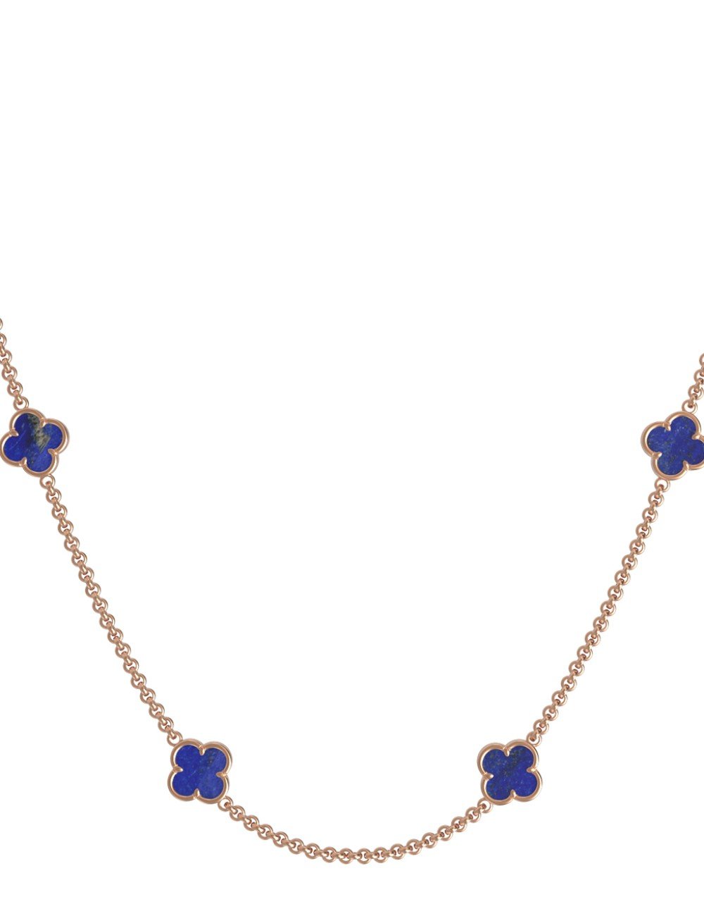 Колье из золота c лазуритом