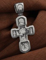 Крест из белого золота