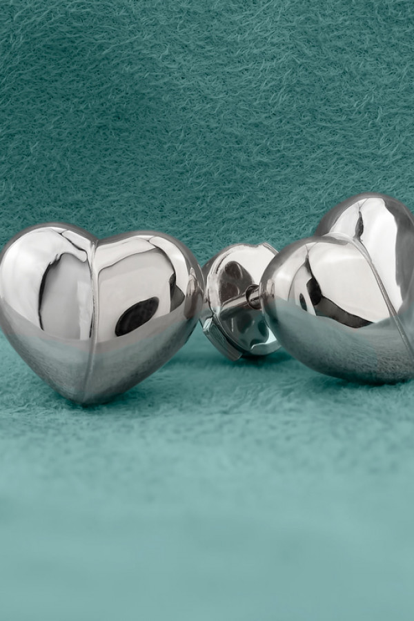 Серьги из белого золота 585 пробы