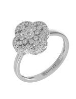 Кольцо из белого золота c бриллиантами