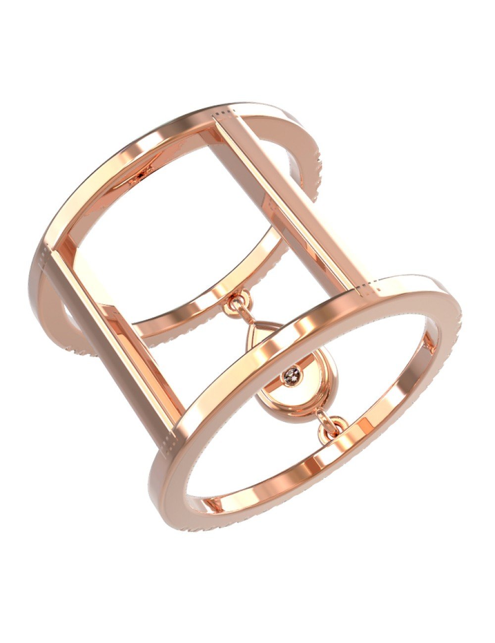 Кольцо из золота c бриллиантами