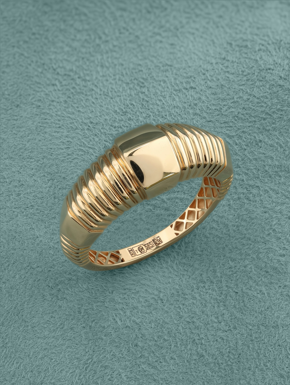 Кольцо из красного золота 585 пробы