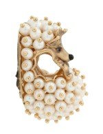 Подвеска из золота c эмалью и жемчугом