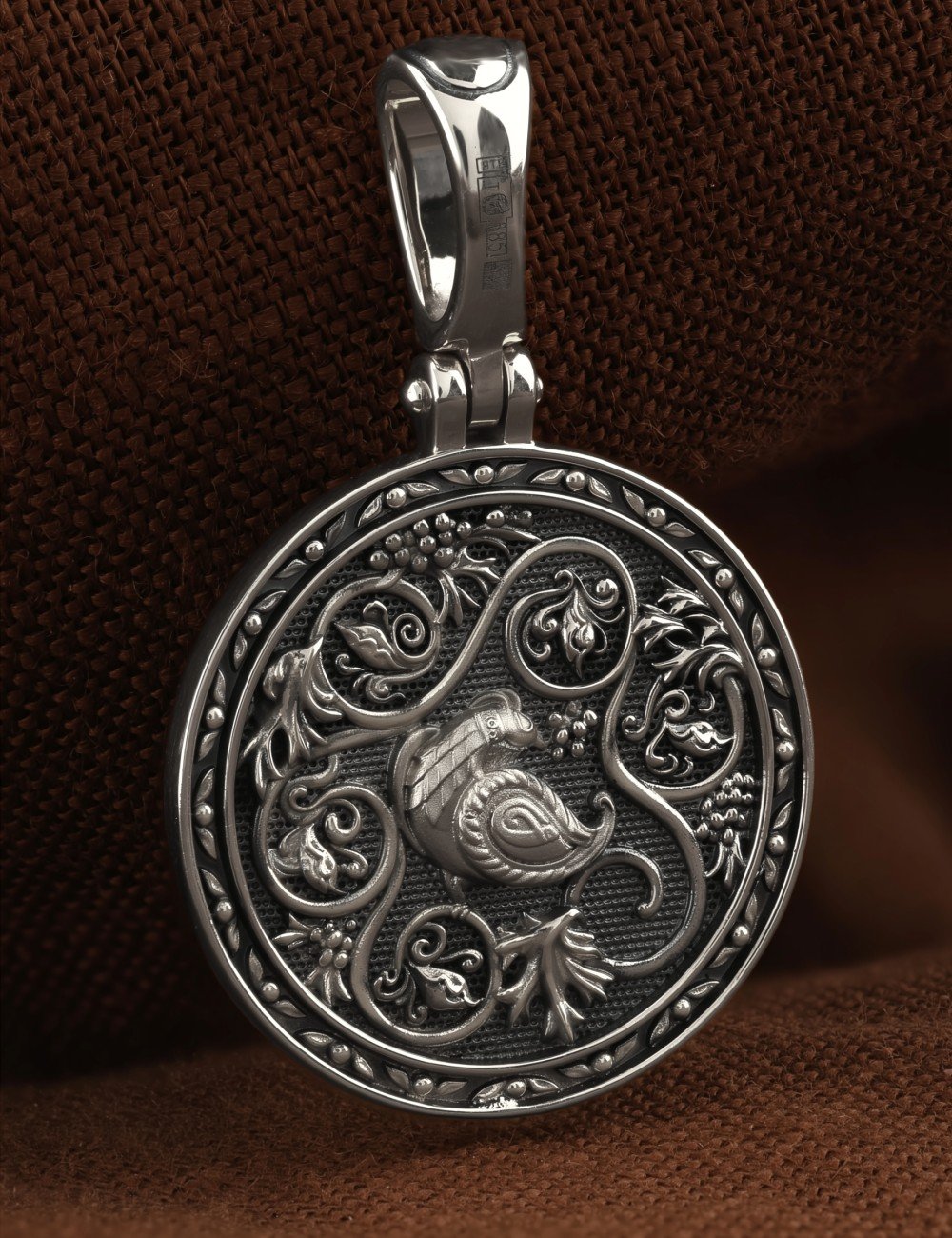 Образок из белого золота