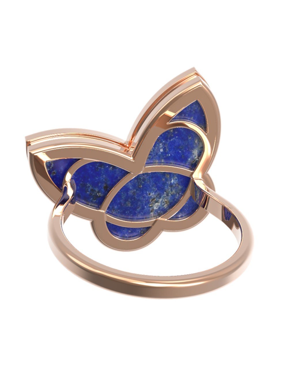 Кольцо из золота c лазуритом