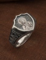 Кольцо из белого золота