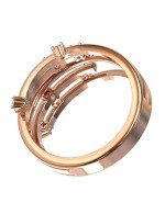 Кольцо из золота c бриллиантами