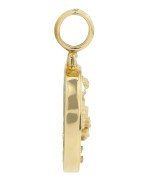 Подвеска из лимонного золота c бирюзой и перламутром