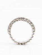 Кольцо из белого золота c бриллиантами