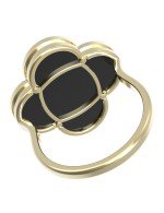 Кольцо из лимонного золота c ониксом