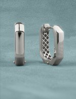 Серьги из белого золота