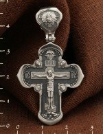 Крест из белого золота