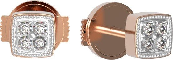 Серьги из золота c бриллиантами