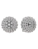 Серьги из белого золота c бриллиантами