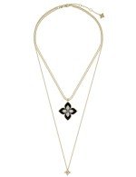 Колье из лимонного золота c бриллиантами и ониксом