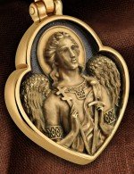 Образок из лимонного золота